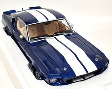 KK 1/12 Shelby GT500 Eleanor Mustang 1967 Metallic Blue Diecast Scale Model Car