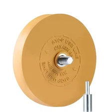 Car Decal Remover Rubber Eraser Wheel Tool for Drill Adhesive Pinstripe Sticker