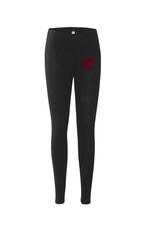 Womens Leggings - Burgundy Logo