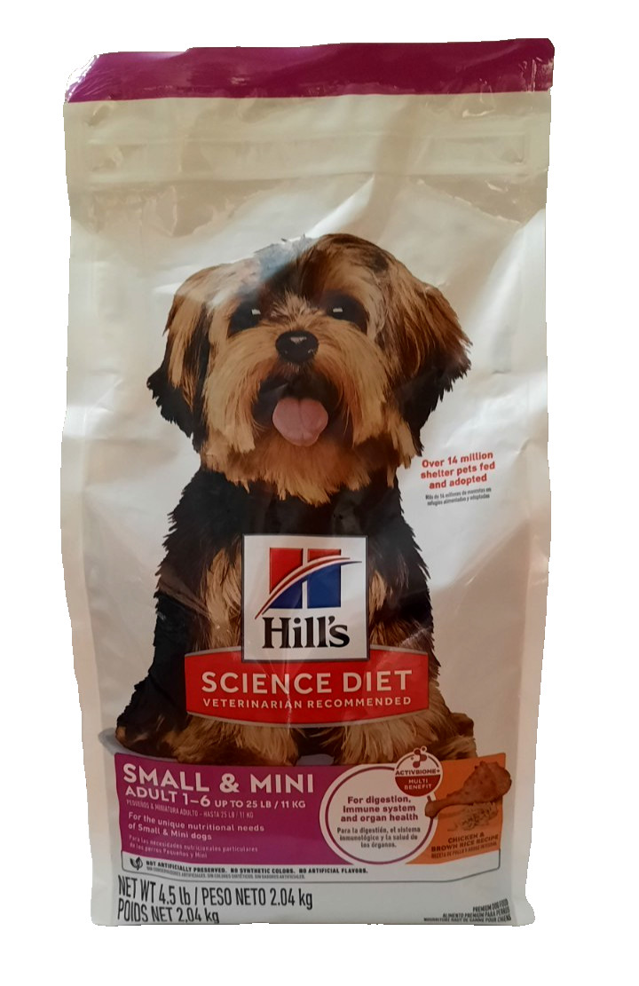 Hill's Science Diet Dry Dog Food, Adult 1-6 Small & Mini Dogs Chicken/Brown Rice