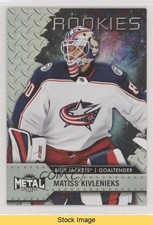 2020-21 Skybox Metal Universe Rookies Spectrum Matiss Kivlenieks #122 READ z6b