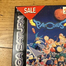 Parodius Sega Saturn PAL UK Complete Konami Shmup Blockbuster Rental History