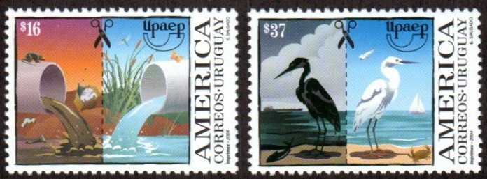 Uruguay Stamp 2090-2091 - America Issue, Environment Protection | eBay