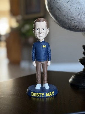 Dusty May Bobblehead | Michigan Wolverines Basketball Bobblehead | Fan Gift
