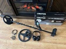 Rutus Versa Multi Frequency Metal Detector 2 Coils Wireless Headphones