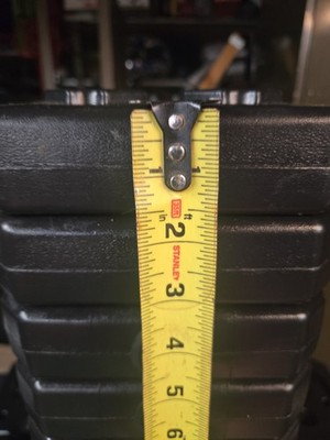 (1) Weider Pro Power 12.5 Pound Vinyl Weight Plate 