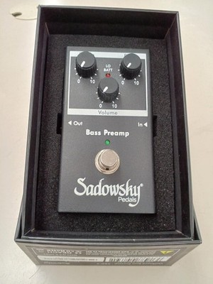 Sadowsky SBP-2 Bass Preamp Pedal V2 - Legendary NYC Tone! Used, Excellent Cond.
