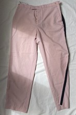 Helmut Lang Pink Wool Pants 52 36 