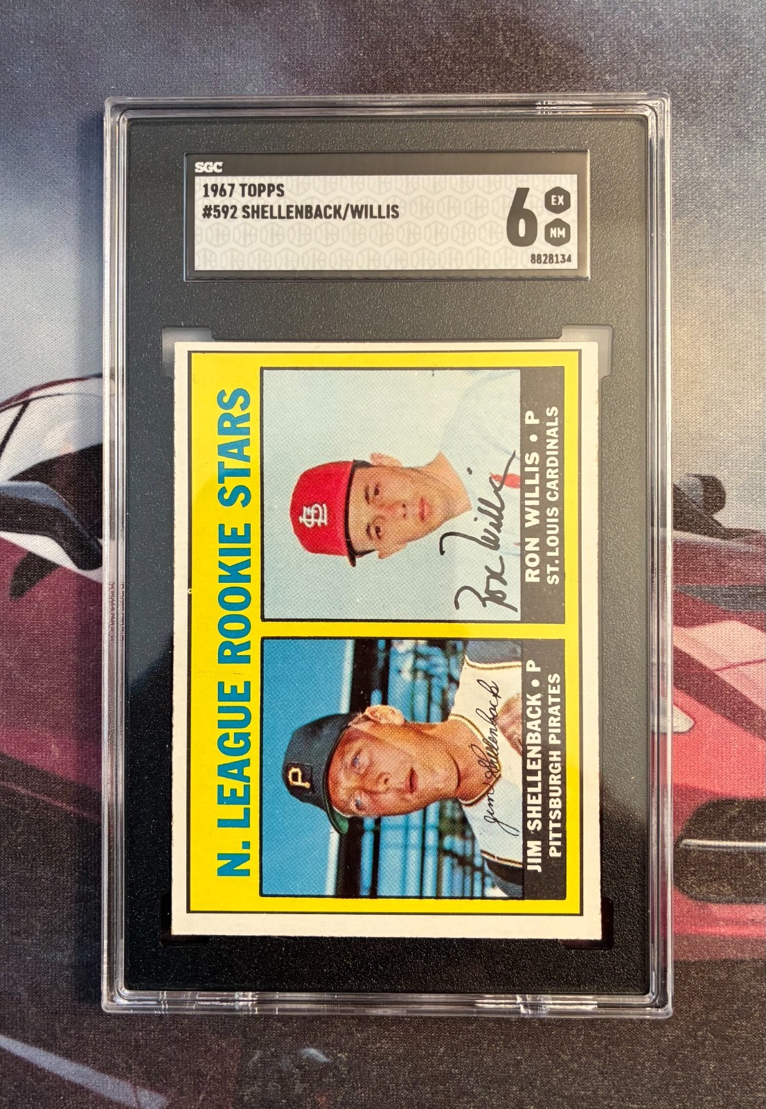 N. League Rookie Stars #592 Baseball Cards 1967 Topps trading card — raw and PSA graded price guide