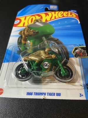 2025 Hot Wheels 1996 Triumph Tiger 100 Treasure Hunt Moto 5/5 - 235/250