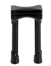 BILTWELL MURDOCK O/S RISERS - 8" - BLACK 6413-201-08
