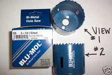 2-1/4" Hole Saw Bit   Bi-Metal, 1-7/8" Depth, BMB