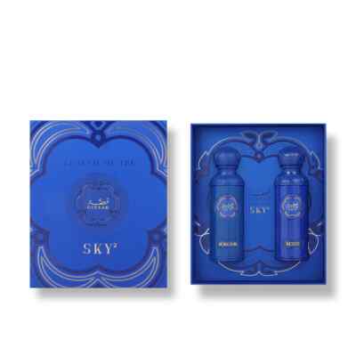 絶版希少　Perfume Legends Legend of the Sky For Him Set by Gissah 2x90ml Spray - Free