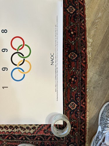 XVIII Olympic Winter Games Nagano 1998 NAOC Poster Scarce Rare HTF OFFICIAL - Picture 4 of 10