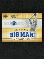 2009-10 Upper Deck Greats of the Game Big Man on Campus Larry Bird #119 HOF