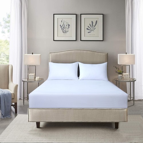 Extra Deep Full Fitted Sheets 40 CM Bed Sheet Single Double King Super King Size - Picture 3 of 97
