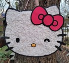 Hello Kitty Piñata Traditional Handmade Cute Fun Birthday Party Decor Glitter