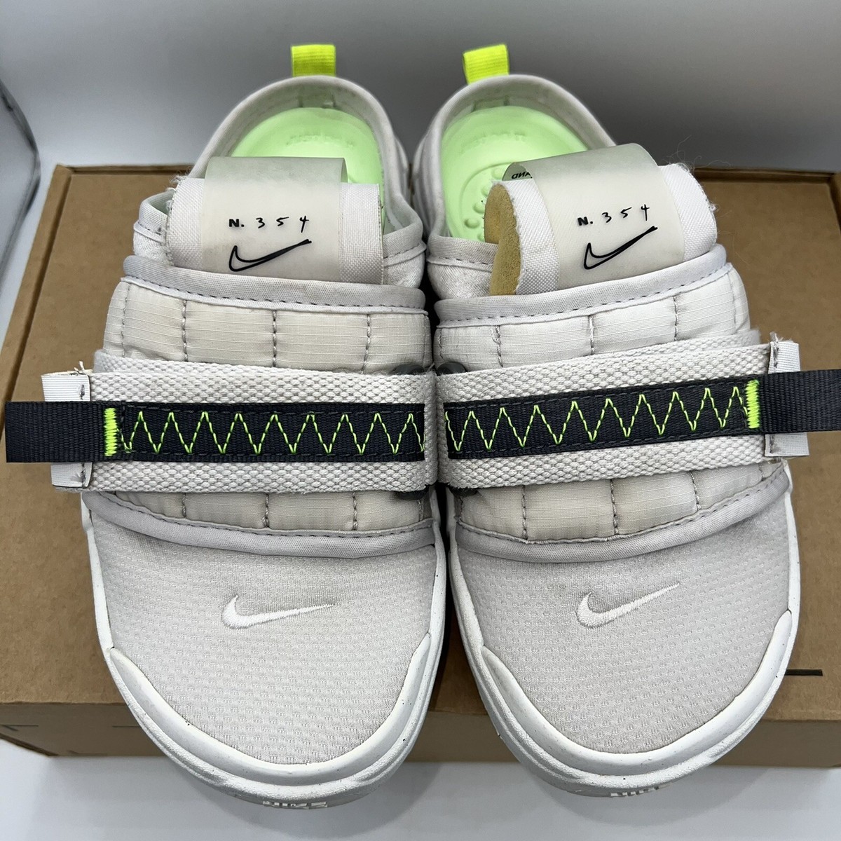 NIKE OFFLINE N.354 MEN’S SLIDE SHOES VAST GREY WHITE SIZE 13 NEW IN BOX Nike Offline Slip-On  main image 4