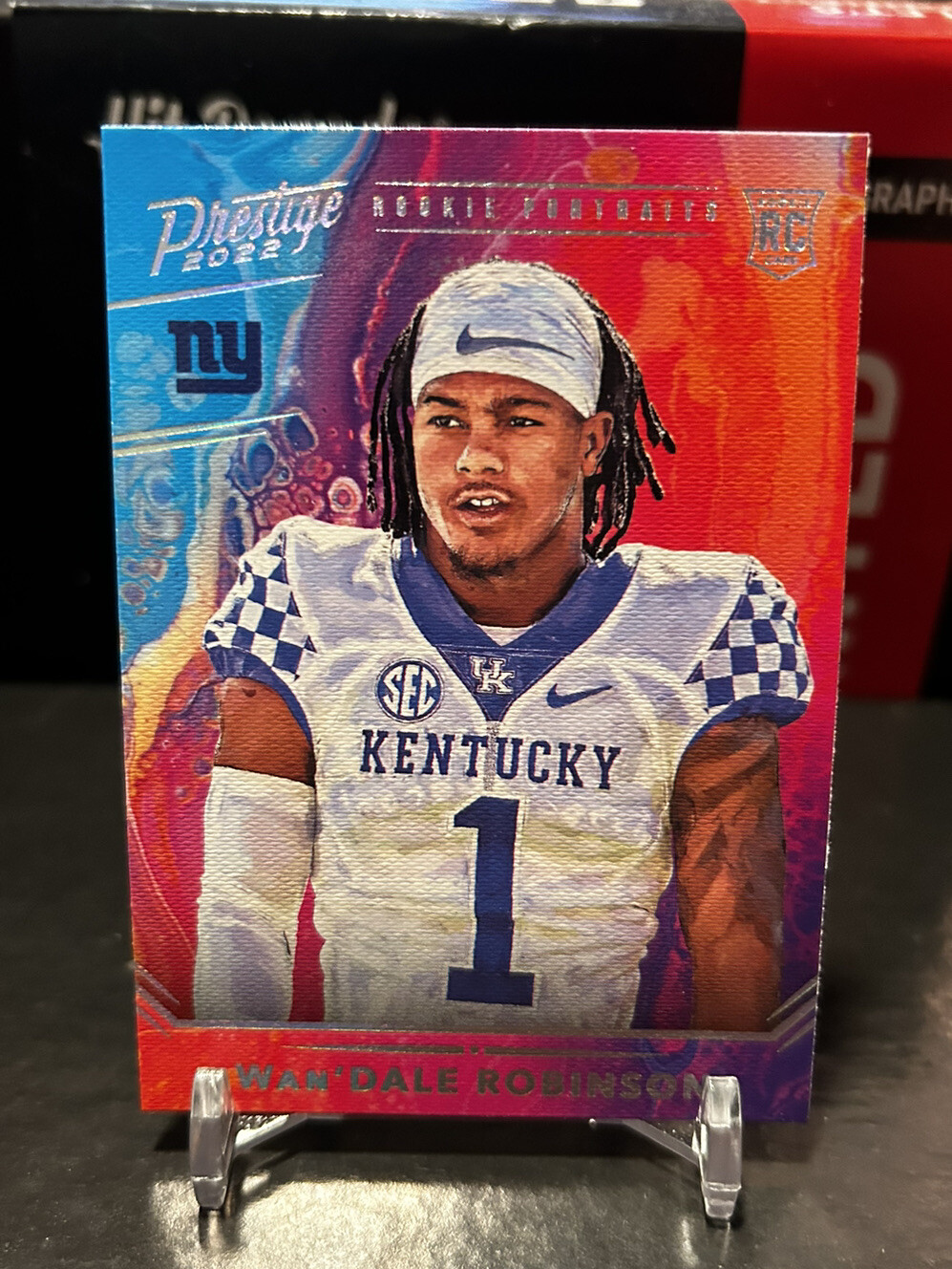 2022 PANINI PRESTIGE ROOKIE PORTRAITS Wan'Dale Robinson SSP Case Hit RC Giants