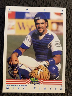 1992 Classic Best AA #345 Mike Piazza Rookie Card Los Angeles 