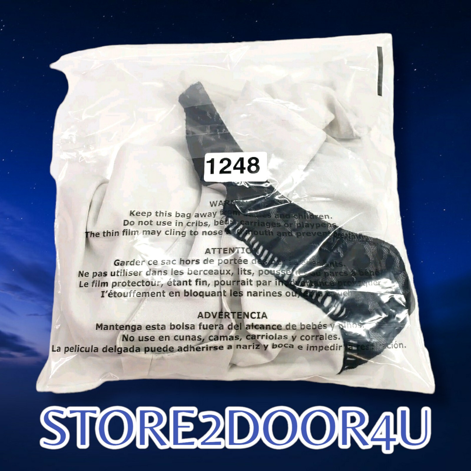 BKE BOUTIQUE MEDIUM WHITE SHEER SUMMER BLOUSE w BLACK FLORAL LACE, OPEN BACK