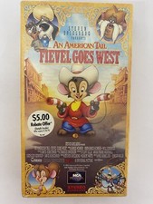 An American Tail Fievel Goes West VHS 1991 New sealed