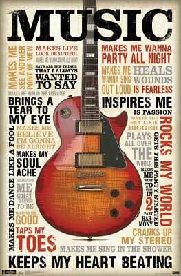 Music Inspires Me Poster