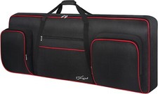 76-Key Electric Keyboard Case Gig Bag Waterproof High Quality Padded Black