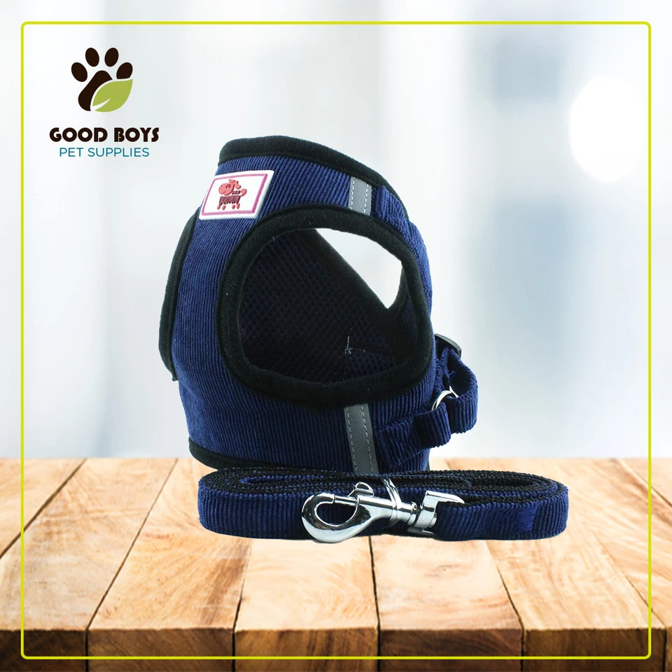 ARNÉS REFLECTANTE PARA PERROS MALLA SUAVE ACOLCHADO PARA MASCOTAS PERRO GATO VENDEDOR DE EE. UU. CALIDAD SUPERIOR Foto 4 de 4