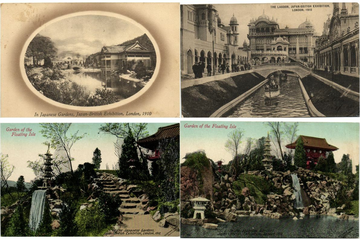 LondonPostページ JAPAN-BRITISH EXHIBITION 1910 LONDON 26 Vintage Postcards