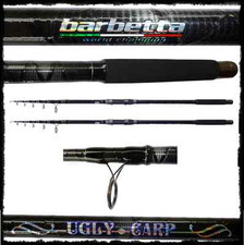 2 canne carpa storione carpfishing ugly carbonio 12 piedi 3lbs pesca fondo