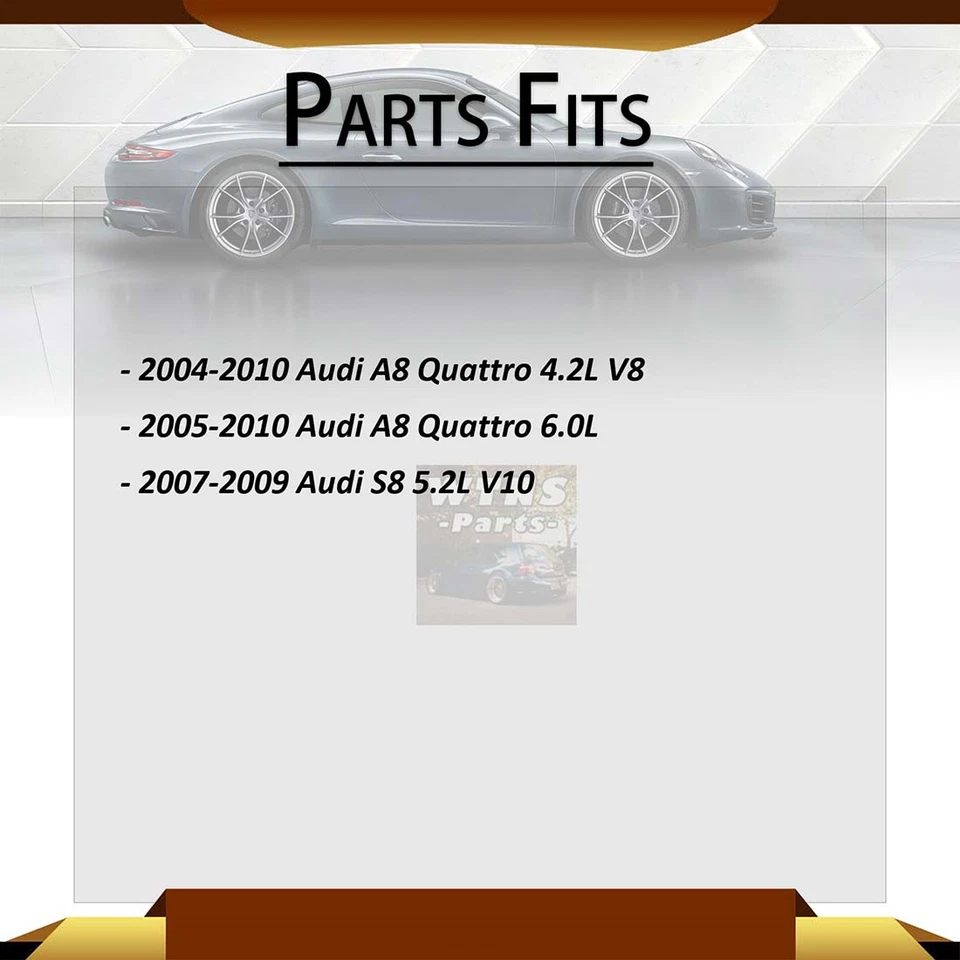 Extremos de varilla de amarre delanteros interiores exteriores Mevotech 4x para Audi A8 Quattro 6,0 L 2005-2010 Foto 2 de 4