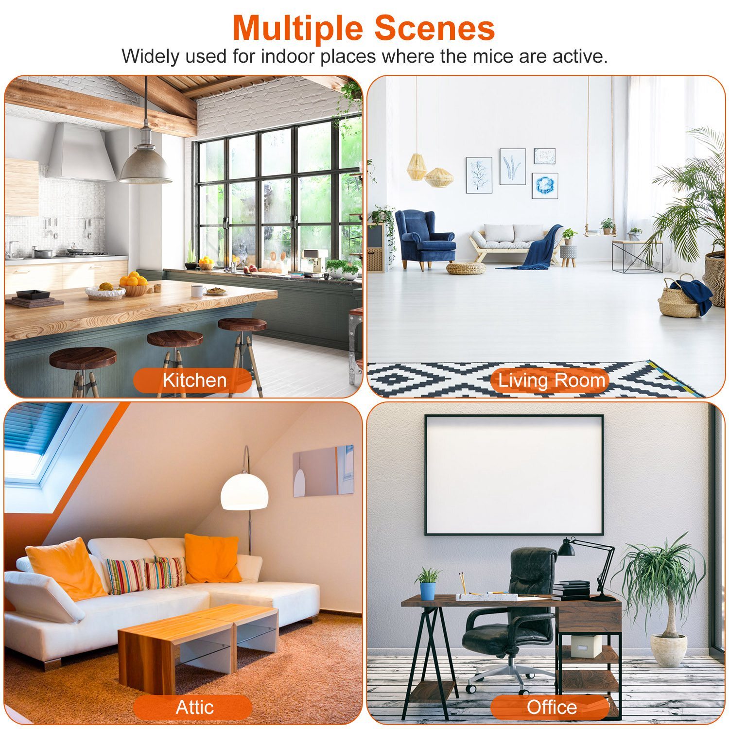 Mouse Trap Control Electronic Rat Trap 1800V High Voltage Killer Zapper Rodent