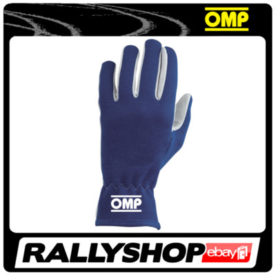 OMP NEW RALLY Karting Glove Gloves Professional Motorsport Blue 
