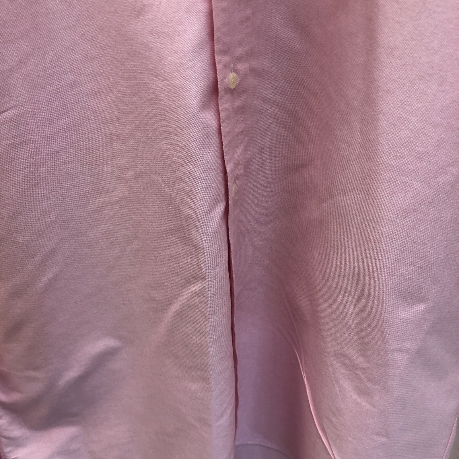 Camicia vintage RALPH LAUREN Blake uomo L rosa carne pony maniche lunghe abbottonata