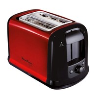 Moulinex LT261D Toaster Subito Rot/Schwarz