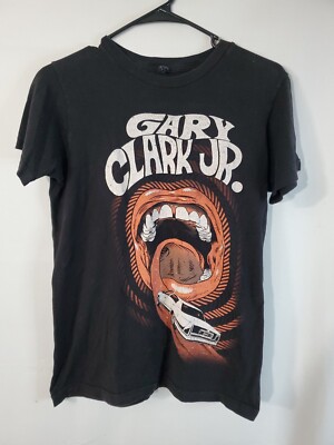 Vtg Gary Clark Jr. T-shirt Men's Size Small Caddy Trip Tour Black Short Sleeve