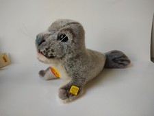 Steiff stuffed seal Robby Baby 1178/14 squeaker works
