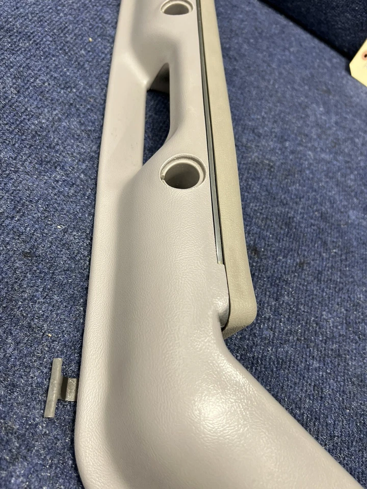 1987-1993 OEM Ford Mustang Grey Front Door Panel Armrests Pull Handle Factory 92 - Image 4 of 4