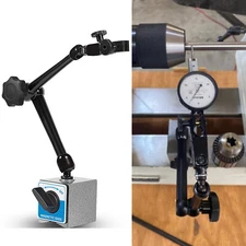 DG61003 Regular Duty Dial Gage Holder Mag Base w/ Metal Fine Adjust For Noga