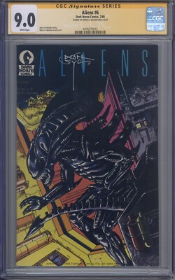 Aliens # 6 CGC 9.0 SS Mark A. Nelson