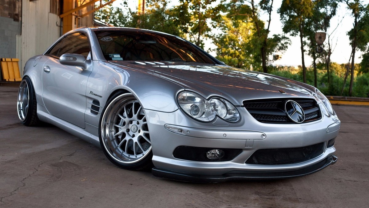 MERCEDES SL55 LOWERING LINKS KIT R230 ABC (FULLY ADJUSTABLE LINKS