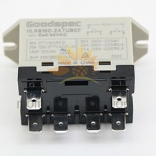 NEW Goodspec HLR6100-2ATUBCF 24VAC Compressor Relay 6Pins 1PCS