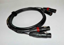 ESH AUDIO - 2 Channel  XLR mic loom - Mogami 2930 - Neutrik