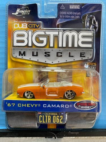 1/64 JADA DUB CITY BIGTIME MUSCLE 1967 CHEVY CAMARO CONVERTIBLE FRESH RIDE - 第 1/2 張圖片