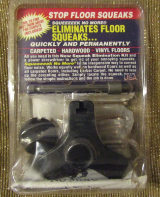 SQUEEEEEK NO MORE Screw Kit 3233 Stops Repairs & Eliminates Floor ...
