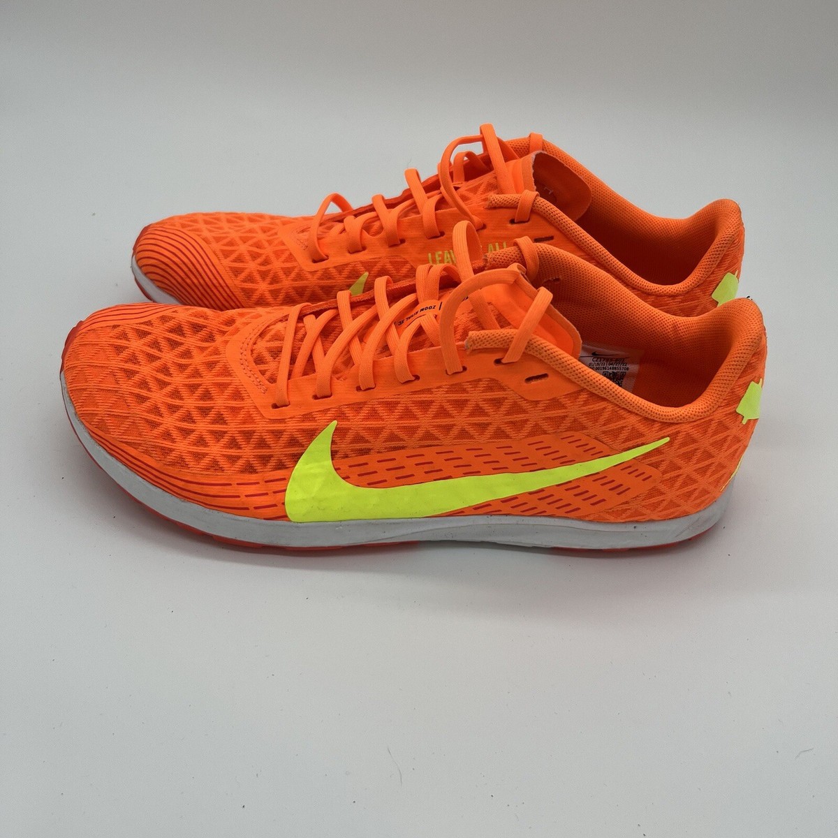 Nike Zoom Rival XC 5 Total Orange Volt Track Spikes CZ1795-801 Men’s Shoe Size 8 Nike Mens Zoom Rival XC 5 CZ1795-801 Orange Running Cleats  main image 2