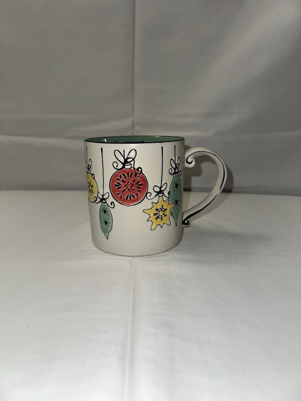 Spectrum Designz ‘ Happy’ Mug Large Christmas Ornaments Coffee Cup 2017