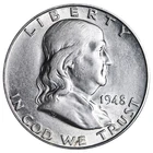 1948-D Franklin SILVER Half Dollar XF/AU Nice Coin! Complete Your Album!