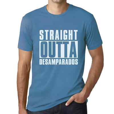 ULTRABASIC Herren T-Shirt Straight aus Desamparados Straight Outta
